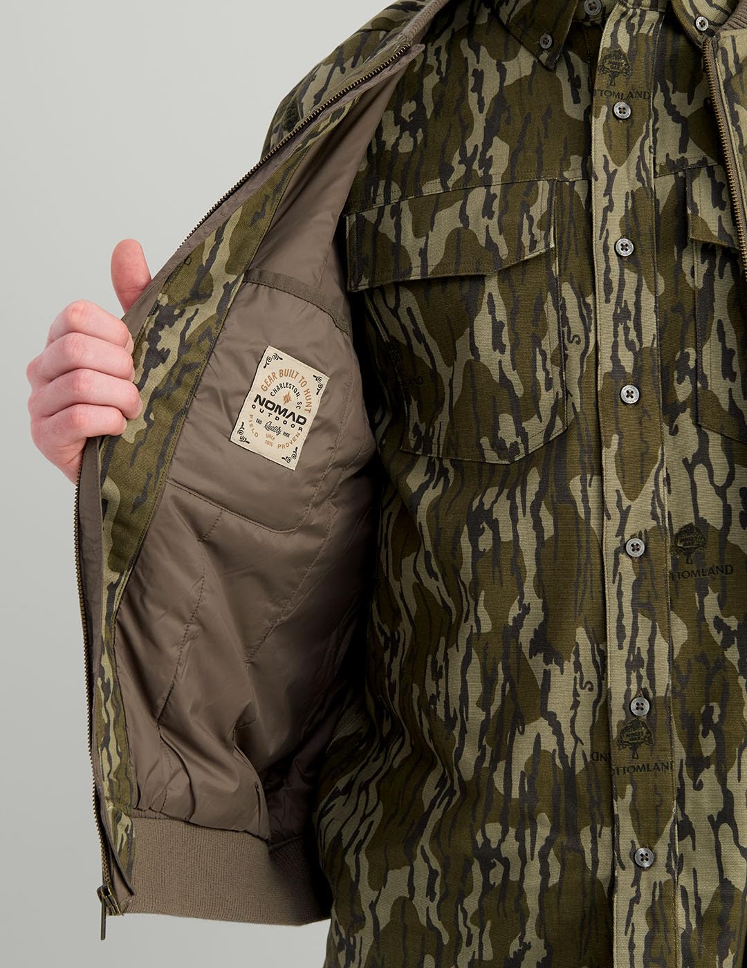 Amazon.com: Nomad Mens Rub Line Bomber Jacket, Insulated, Water
